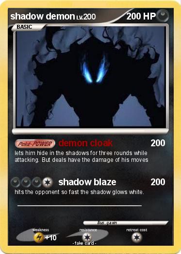 Pokemon shadow demon