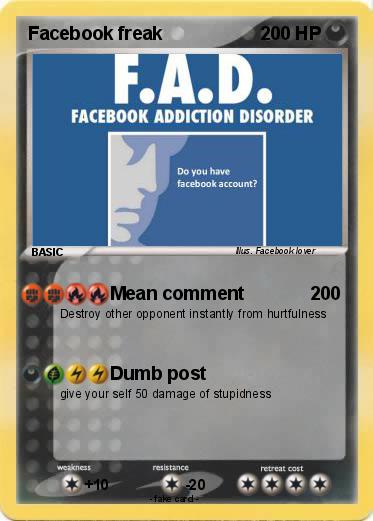 Pokemon Facebook freak