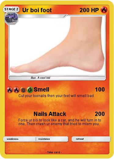 Pokemon Ur boi foot