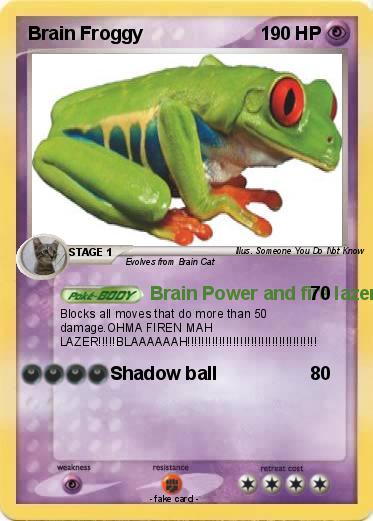 Pokemon Brain Froggy