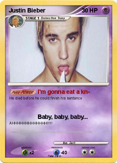 Pokemon Justin Bieber