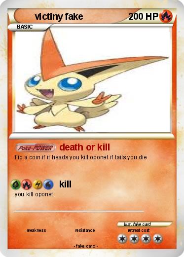 Pokemon victiny fake