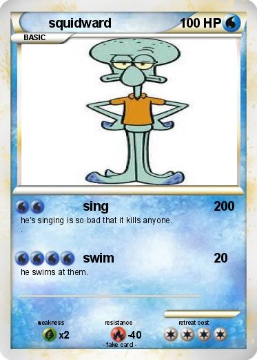 Pokemon squidward