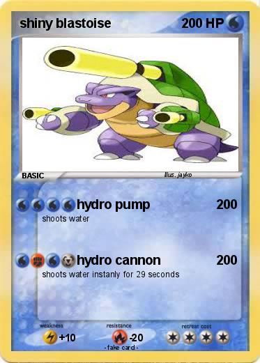 Pokemon shiny blastoise