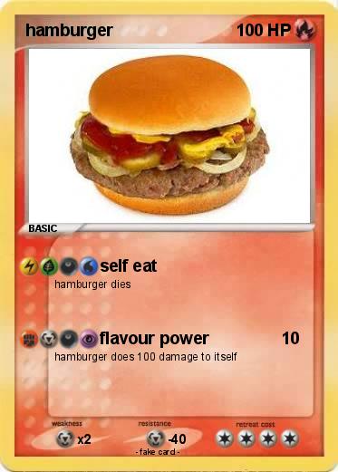Pokemon hamburger