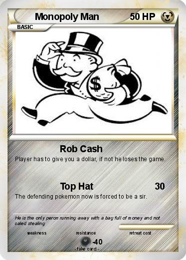 Pokemon Monopoly Man