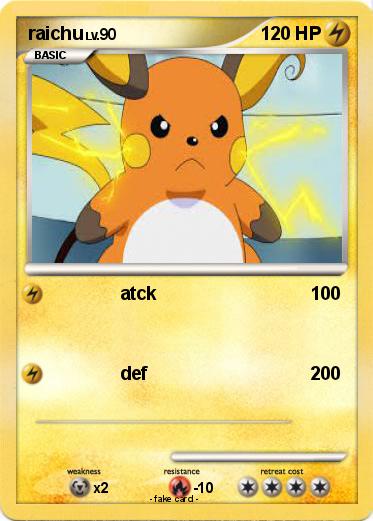 Pokemon raichu
