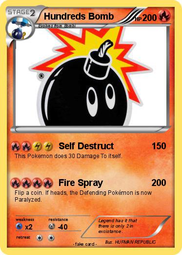 Pokemon Hundreds Bomb