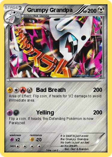 Pokemon Grumpy Grandpa