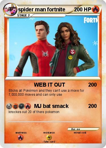 Pokemon spider man fortnite