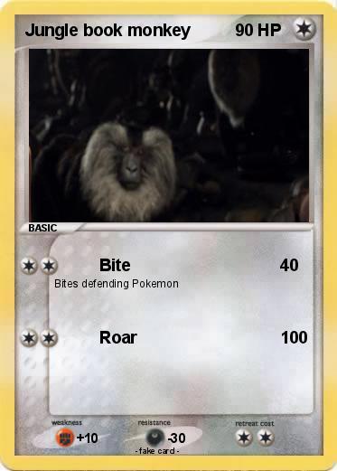 Pokemon Jungle book monkey