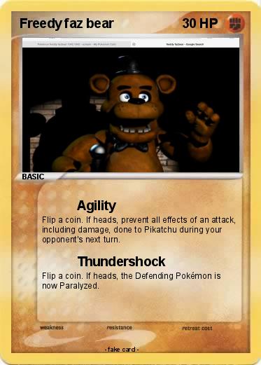 Pokemon Freedy faz bear