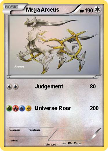 Pokemon Mega Arceus