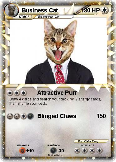 Pokemon Business Cat