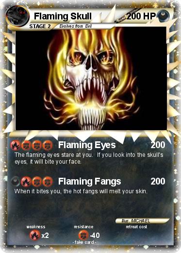 Pokemon Flaming Skull