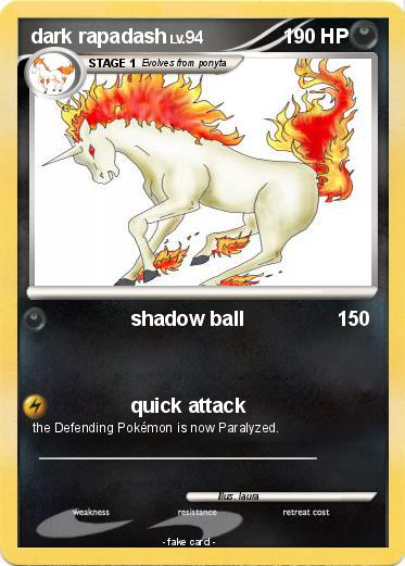 Pokemon dark rapadash