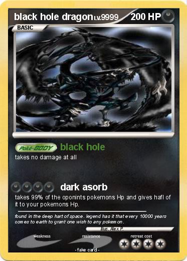 Pokemon black hole dragon