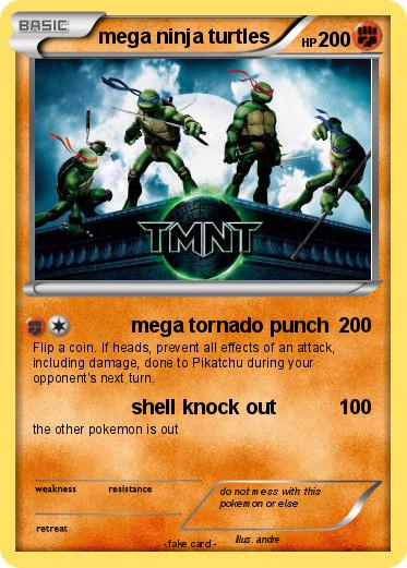 Pokemon mega ninja turtles