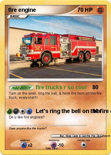 Pokemon fire engine