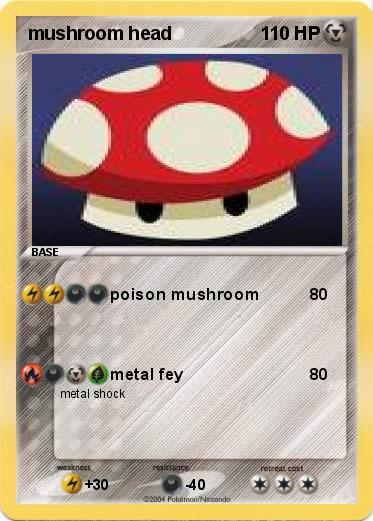 Pokemon mushroom head 