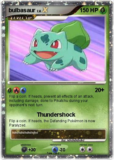 Pokemon bulbasaur