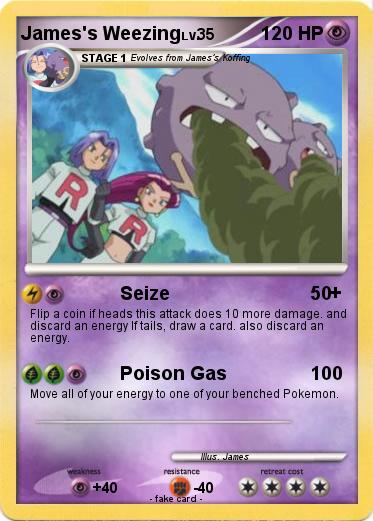 Pokemon James's Weezing