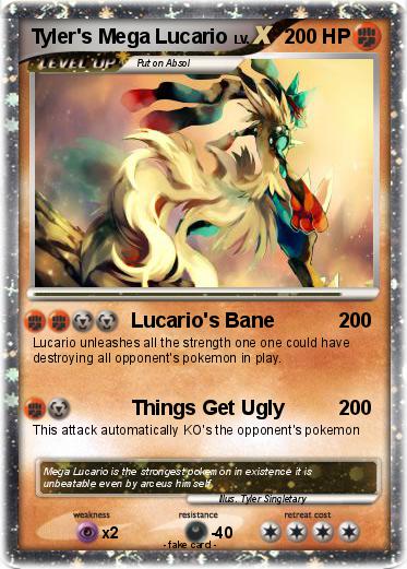 Pokemon Tyler's Mega Lucario