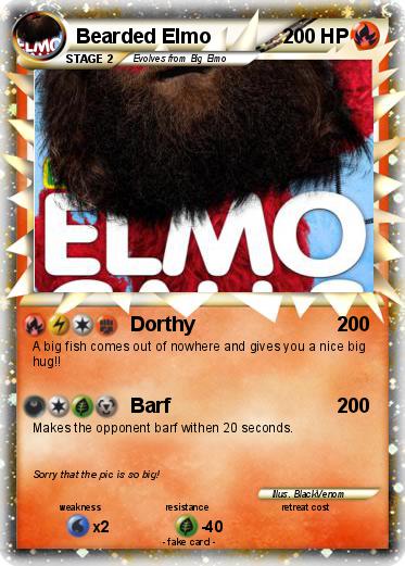 Pokemon Bearded Elmo