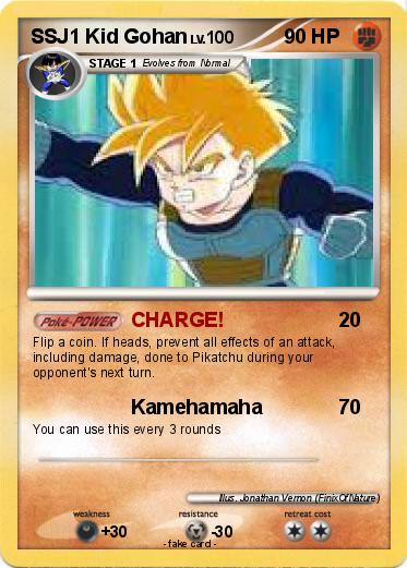 Pokemon SSJ1 Kid Gohan