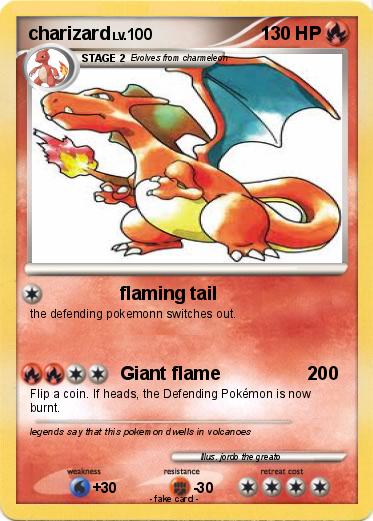 Pokemon charizard