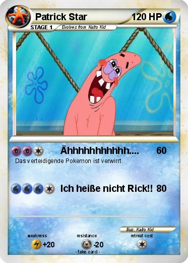 Pokemon Patrick Star