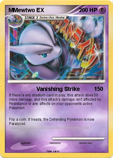 Pokemon MMewtwo EX