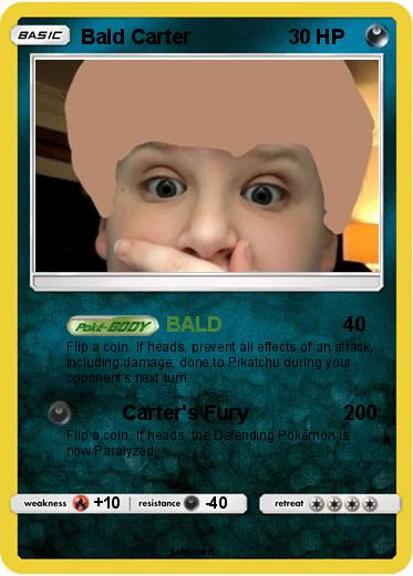 Pokemon Bald Carter