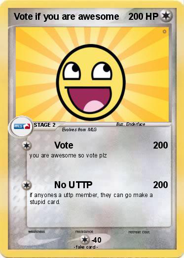 Pokemon Vote if you are awesome