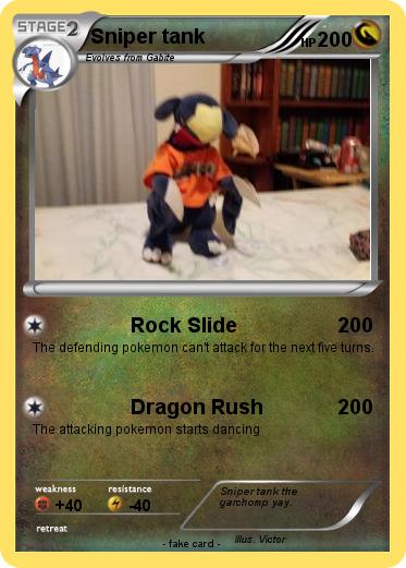 Pokemon Sniper tank