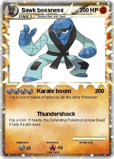 Pokemon Sawk bossness