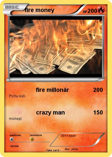 Pokemon fire money