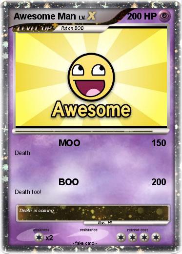 Pokemon Awesome Man