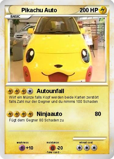Pokemon Pikachu Auto