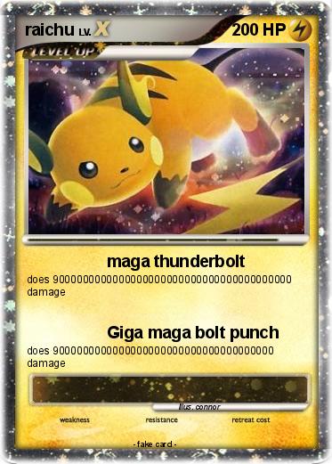 Pokemon raichu