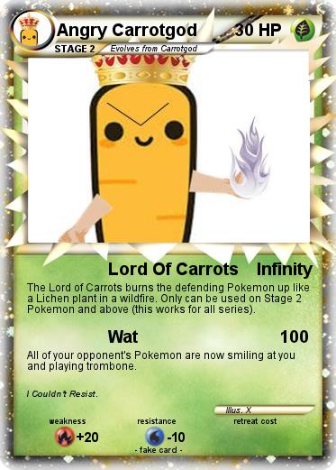 Pokemon Angry Carrotgod