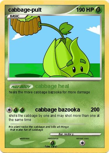 Pokemon cabbage-pult