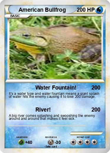Pokemon American Bullfrog