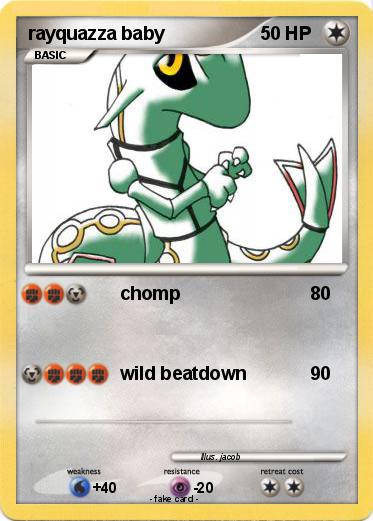 Pokemon rayquazza baby
