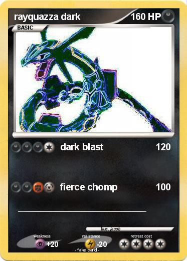 Pokemon rayquazza dark