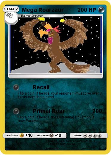 Pokemon Mega Roarzaur