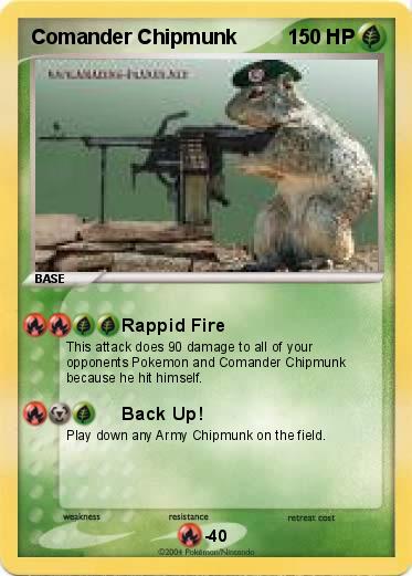 Pokemon Comander Chipmunk