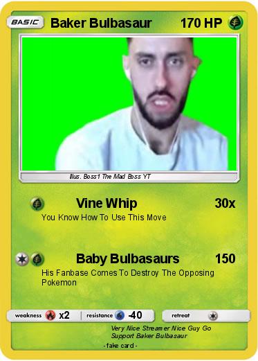 Pokemon Baker Bulbasaur