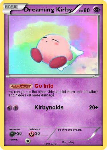 Pokemon Dreaming Kirby