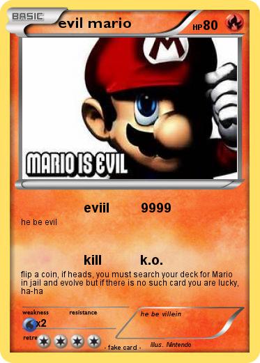 Pokemon evil mario